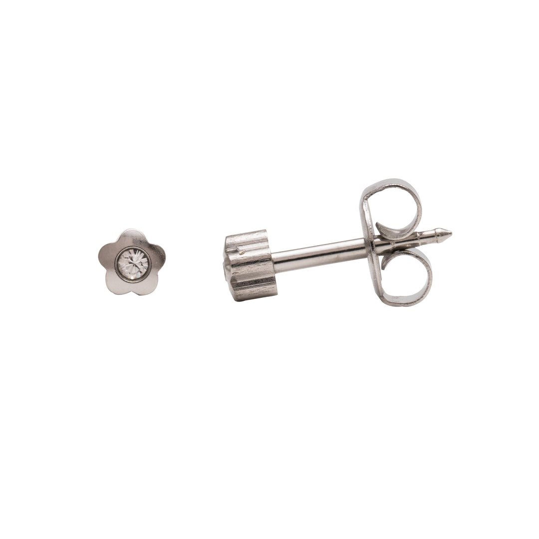 3MM Flower Studs Allergy-free Stainless Steel Ear Studs