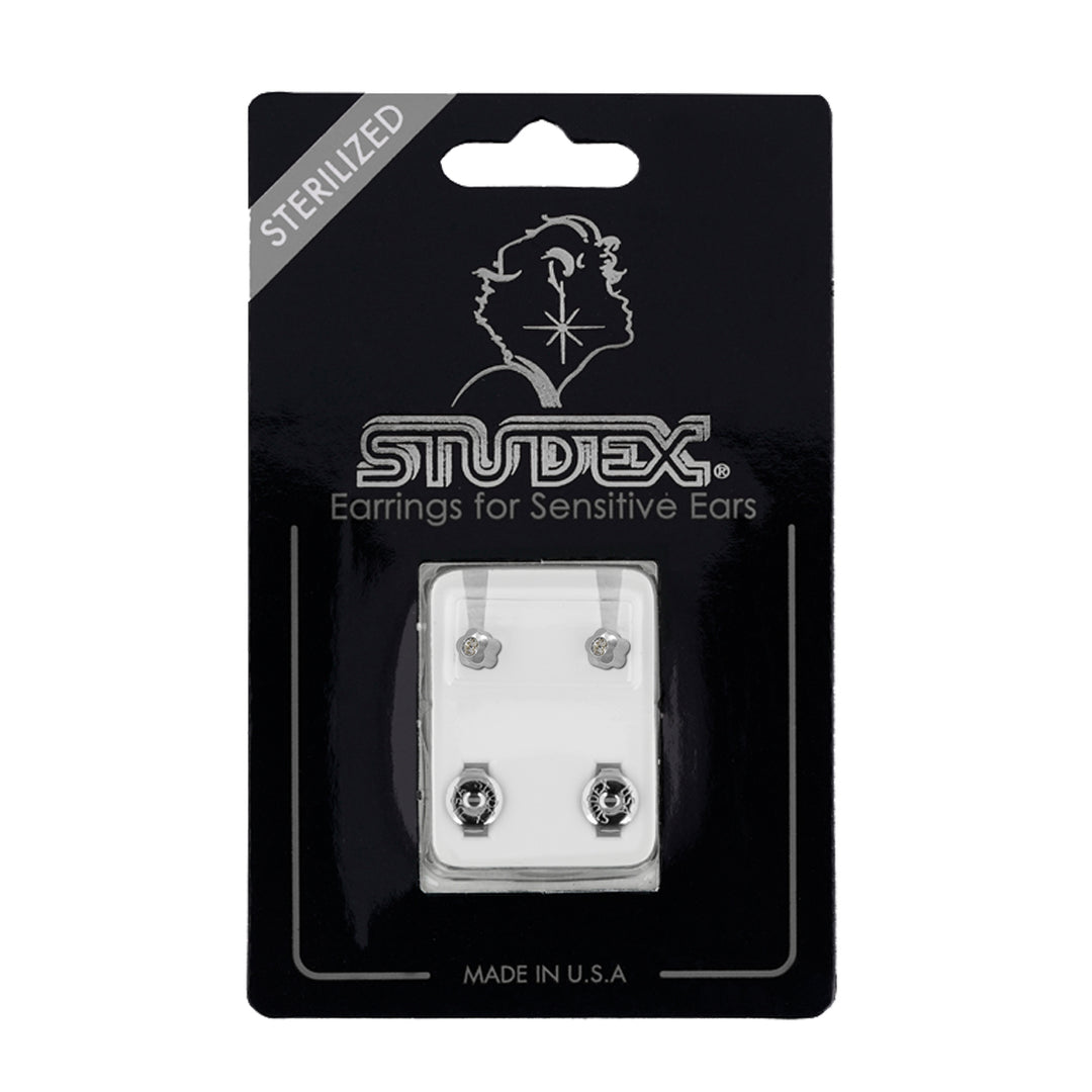 3MM Flower Studs Allergy-free Stainless Steel Ear Studs