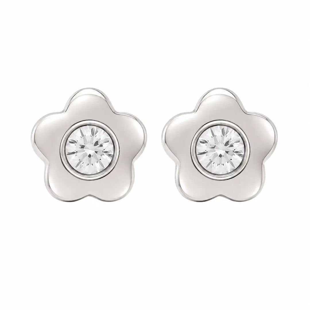 3MM Flower Studs Allergy-free Stainless Steel Ear Studs