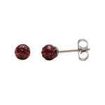 Load image into Gallery viewer, 4.5MM Fireball - Siam Allergy-Free Stainless Steel Ear Studs
