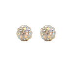 Load image into Gallery viewer, 4.5MM Fireball - Ab Crystal Allergy-Free Stainless Steel Ear Studs
