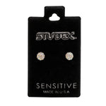 Load image into Gallery viewer, 4.5MM Fireball - Ab Crystal Allergy-Free Stainless Steel Ear Studs
