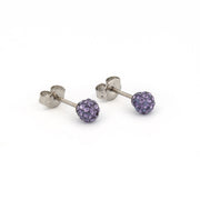4.5MM Fireball - Tanzanite Allergy-Free Stainless Steel Ear Studs