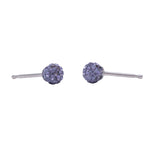 Load image into Gallery viewer, 4.5MM Fireball - Tanzanite Allergy-Free Stainless Steel Ear Studs

