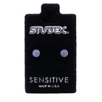 Load image into Gallery viewer, 4.5MM Fireball - Tanzanite Allergy-Free Stainless Steel Ear Studs
