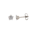 Load image into Gallery viewer, 5MM Cubic Zirconia Star Allergy-Free Stainless Steel Ear Studs
