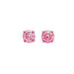 Load image into Gallery viewer, 5MM Cubic Zirconia Neon Pink Allergy-Free Stainless Steel Ear Studs
