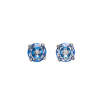 Load image into Gallery viewer, 5MM Cubic Zirconia Neon Blue Allergy-Free Stainless Steel Ear Studs
