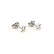 Daisy April Crystal Allergy-Free Stainless Steel Ear Studs