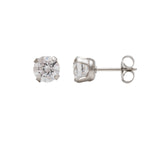 Load image into Gallery viewer, 6MM Cubic Zirconia Allergy-Free Stainless Steel Ear Studs
