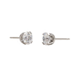 Load image into Gallery viewer, 6MM Cubic Zirconia Allergy-Free Stainless Steel Ear Studs
