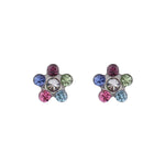 Load image into Gallery viewer, Daisy Rainbow Allergy-Free Stainless Steel Ear Studs
