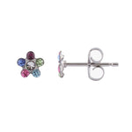 Load image into Gallery viewer, Daisy Rainbow Allergy-Free Stainless Steel Ear Studs
