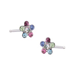 Load image into Gallery viewer, Daisy Rainbow Allergy-Free Stainless Steel Ear Studs
