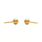 Load image into Gallery viewer, 5MM Ball 24K Pure Gold Plated Ear Studs
