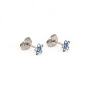 Daisy Light Sapphire - September Allergy-Free Stainless Steel Ear Studs