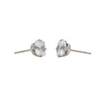 Load image into Gallery viewer, 6*6MM Cubic Zirconia Princess Cut Allergy-Free Stainless Steel Ear Studs
