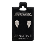Load image into Gallery viewer, 10*6MM Crystal 24K Pure Gold Plated Ear Studs
