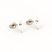 10*6MM Crystal Allergy-Free Stainless Steel Ear Studs