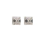 Load image into Gallery viewer, 6MM Crystal Square Allergy-Free Stainless Steel Ear Studs
