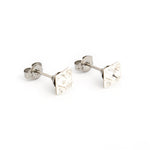 Load image into Gallery viewer, 6MM Crystal Square Allergy-Free Stainless Steel Ear Studs
