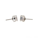 Load image into Gallery viewer, 6MM Crystal Square Allergy-Free Stainless Steel Ear Studs
