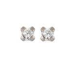 Load image into Gallery viewer, 2MM Cubic Zirconia Allergy-Free Stainless Steel Ear Studs
