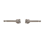 Load image into Gallery viewer, 2MM Cubic Zirconia Allergy-Free Stainless Steel Ear Studs
