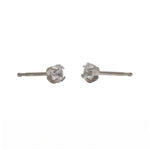 Load image into Gallery viewer, 3MM Cubic Zirconia Allergy-Free Stainless Steel Ear Studs
