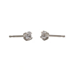 Load image into Gallery viewer, 4MM Cubic Zirconia Allergy-Free Stainless Steel Ear Studs
