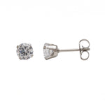 Load image into Gallery viewer, 5MM Cubic Zirconia Allergy-Free Stainless Steel Ear Studs
