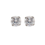 Load image into Gallery viewer, 7MM Cubic Zirconia Allergy-Free Stainless Steel Ear Studs
