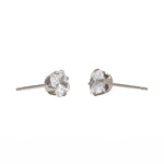 Load image into Gallery viewer, 5*5MM Cubic Zirconia Princess Cut Allergy-Free Stainless Steel Ear Studs
