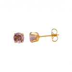 Load image into Gallery viewer, 5MM June Alexandar 24K Pure Gold Plated Ear Studs

