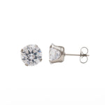 Load image into Gallery viewer, 8MM Cubic Zirconia Allergy-Free Stainless Steel Ear Studs
