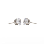 Load image into Gallery viewer, 8MM Cubic Zirconia Allergy-Free Stainless Steel Ear Studs
