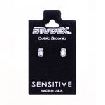 Load image into Gallery viewer, 5*3MM Cubic Zirconia Allergy-Free Stainless Steel Ear Studs
