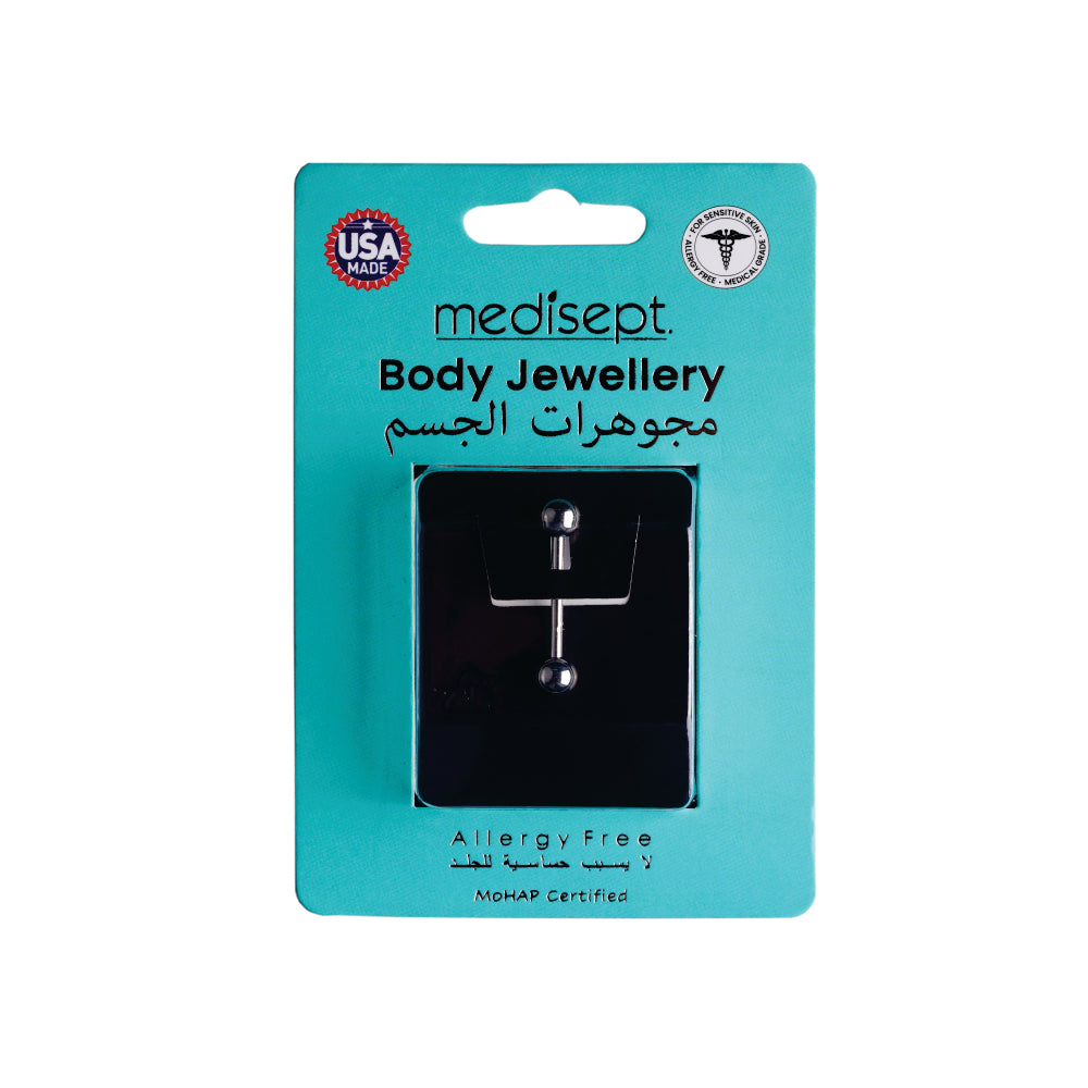 Body Jewellery Stainless Steel  14G 5/8 Tongue Studs