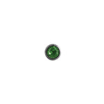 Load image into Gallery viewer, Body Jewellery Peridot Stainless Steel 14G 5/8 Tongue Studs
