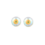 Load image into Gallery viewer, 4MM Ab/Rainbow Crystal Ball Allergy-free Stainless Steel Ear Studs For Kids
