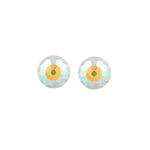 Load image into Gallery viewer, 4MM Ab/Rainbow Crystal Ball Allergy-free Stainless Steel Ear Studs For Kids