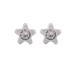 Load image into Gallery viewer, 4MM Starlite April Crystal Allergy-free Stainless Steel Ear Studs For Kids
