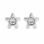 Load image into Gallery viewer, 4MM Starlite April Crystal Allergy-free Stainless Steel Ear Studs For Kids