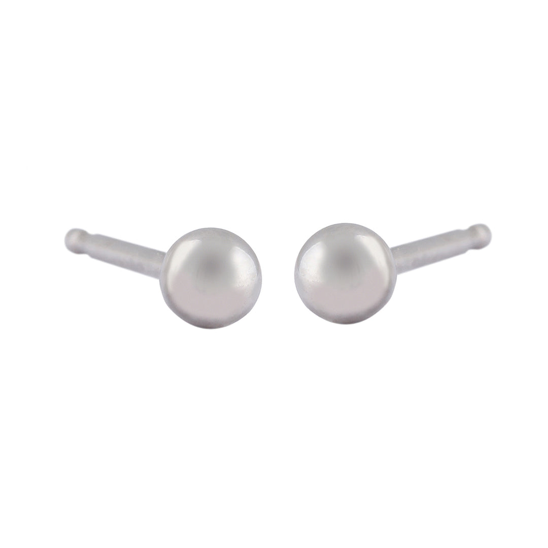 4MM Ball Allergy-free Stainless Steel Ear Studs For Kids