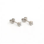 Load image into Gallery viewer, 3MM Cubic Zirconia Allergy-free Stainless Steel Ear Studs For Kids

