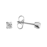 Load image into Gallery viewer, 3MM Cubic Zirconia Allergy-free Stainless Steel Ear Studs For Kids
