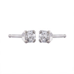 Load image into Gallery viewer, 3MM Cubic Zirconia Allergy-free Stainless Steel Ear Studs For Kids
